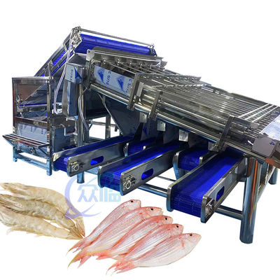 เครื่องประเภทกุ้งอัตโนมัติ 4.9KW ที่มั่นคงสําหรับการประเภท Vannamei