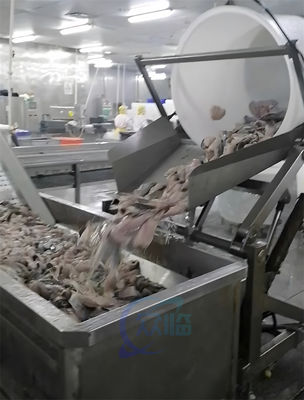ทนทาน 2200W อุปกรณ์แปรรูปอาหารทะเล ทนทานการสวมใส่ 300KG