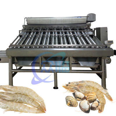 เครื่องระดับกุ้ง 380V 50Hz มีหลายฟังก์ชันสําหรับการปรับขนาดกุ้ง