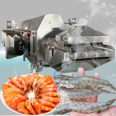 เครื่องต้มกุ้งที่มั่นคงหลายฉาก สแตนเลส สายแปรรูปอาหารทะเล