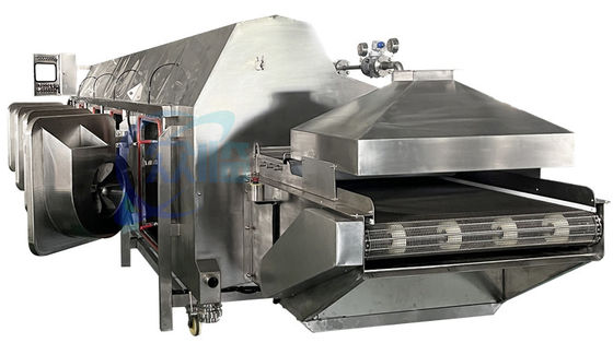 เครื่องทําอาหารกุ้งที่ควบคุมด้วยสมาร์ท วัสดุจากสแตนเลส 18.2KW