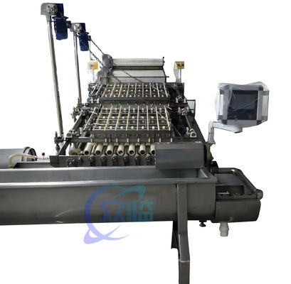 ราคาดี เครื่องเปลือกกุ้งหลายประการ PLC สแตนเลส 304 วัสดุ ออนไลน์