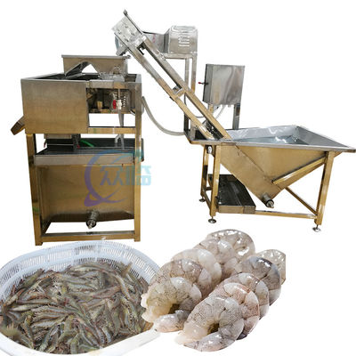 เครื่องทําความสะอาดกุ้ง 400-500KG/H ประสิทธิภาพสูง