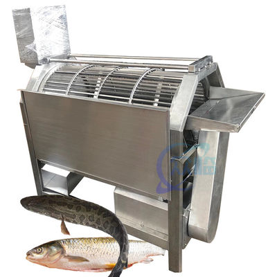 เครื่องปลูกปลากลองหมุน 2200W 500-600kg/h สําหรับร้านอาหาร