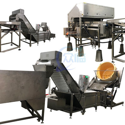เครื่องกรองกุ้ง 50Hz ที่มั่นคง เครื่องตัดกุ้งจากสแตนเลส