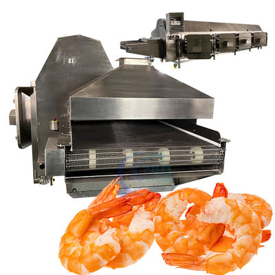 เครื่องทําอาหารกุ้ง เครื่องทําอาหารกุ้งระบายน้ํา เครื่องทําอาหารกุ้งหลายตัว สายการผลิตกุ้งซูชิ