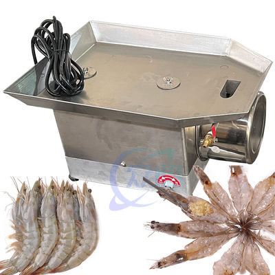 เครื่องเปิดหลังกุ้งแปรรูปกุ้งทะเล เครื่องตัดหลังผลิตกุ้ง