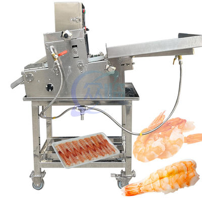 เครื่องตัดกุ้งกึ่งอัตโนมัติ เครื่องตัดท้องกุ้งซูชิ เครื่องตัดกุ้ง