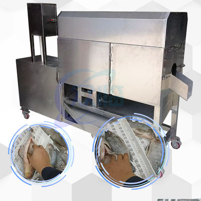 ราคาดี ง่ายในการใช้งาน ปลาทําความสะอาดเครื่อง gutting ปลากระเพาะกระเพาะเครื่อง 50pcs / นาที 1.52KW ออนไลน์